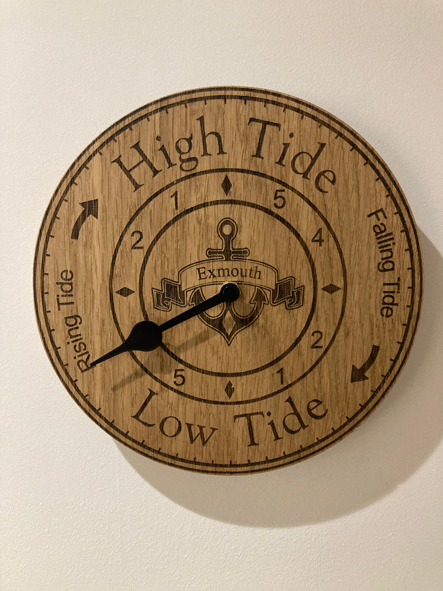 Tide Clocks (personalised place name, made to order) Chairman of the